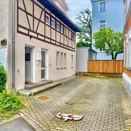 Die Remise Mit Kostenlosem Parkplatz Direkt Vor Der Tuer Érfurt Exterior foto